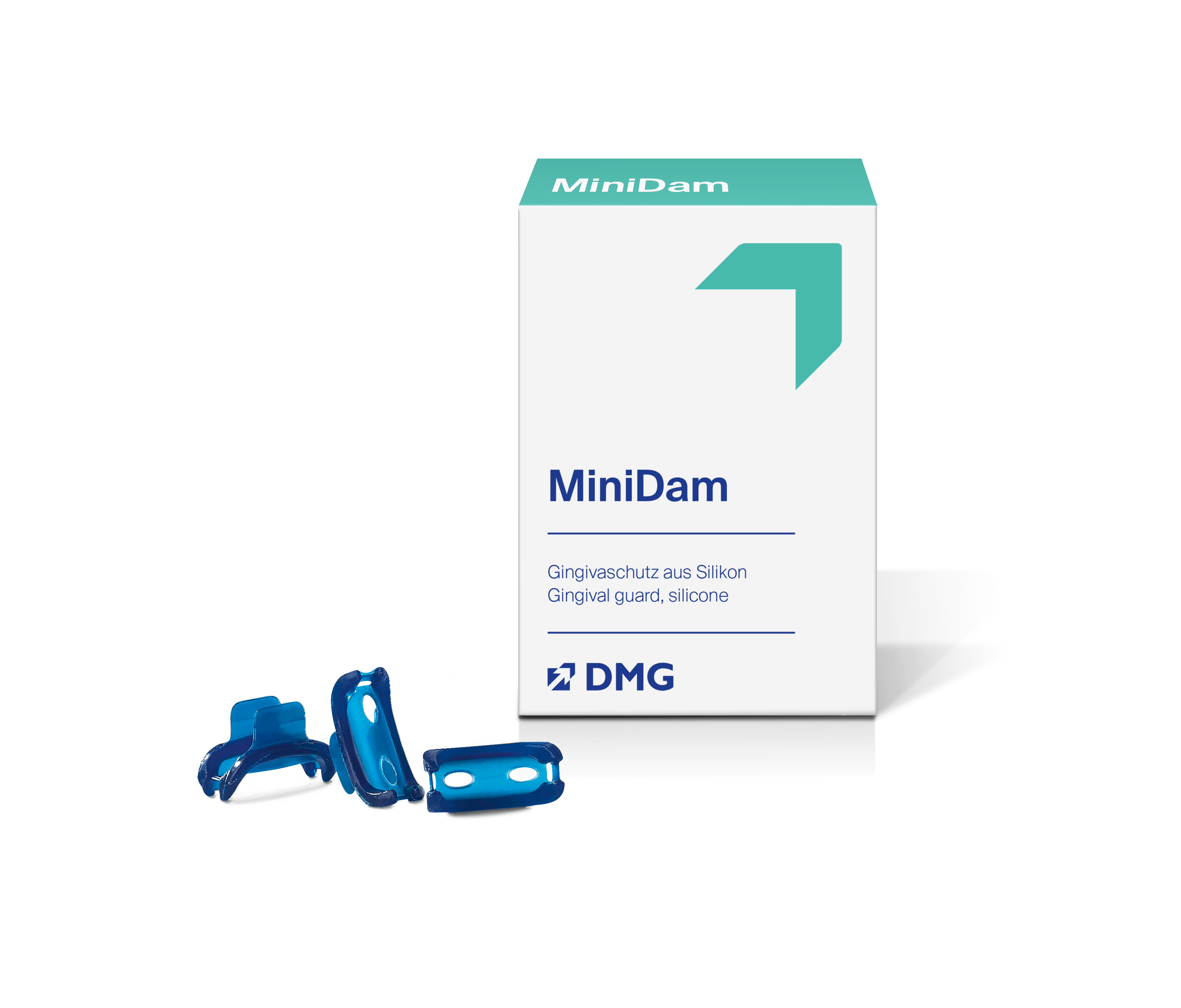 Suporte de silicone com embalagem